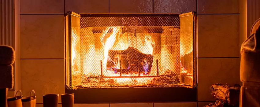 Mendota Hearth Landscape Fireplace Installation in Harrisonburg, Virginia