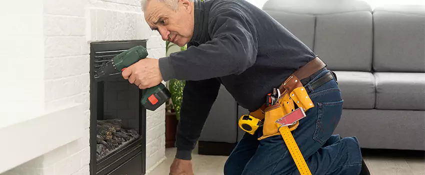New Indoor Fireplace Installation in Harrisonburg, Virginia
