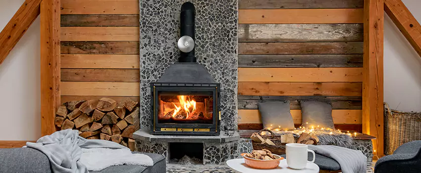 Thelin Hearth Products Direct Vent Gas Stove Fireplace Inspection in Harrisonburg, Virginia